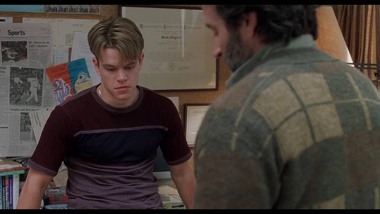 Good Will Hunting  .. the saddest scene ever