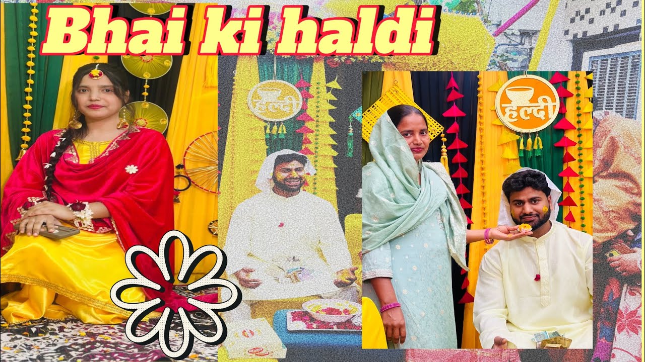 HALDI CEREMONY 🥳🥳| kiya enjoy 🥰