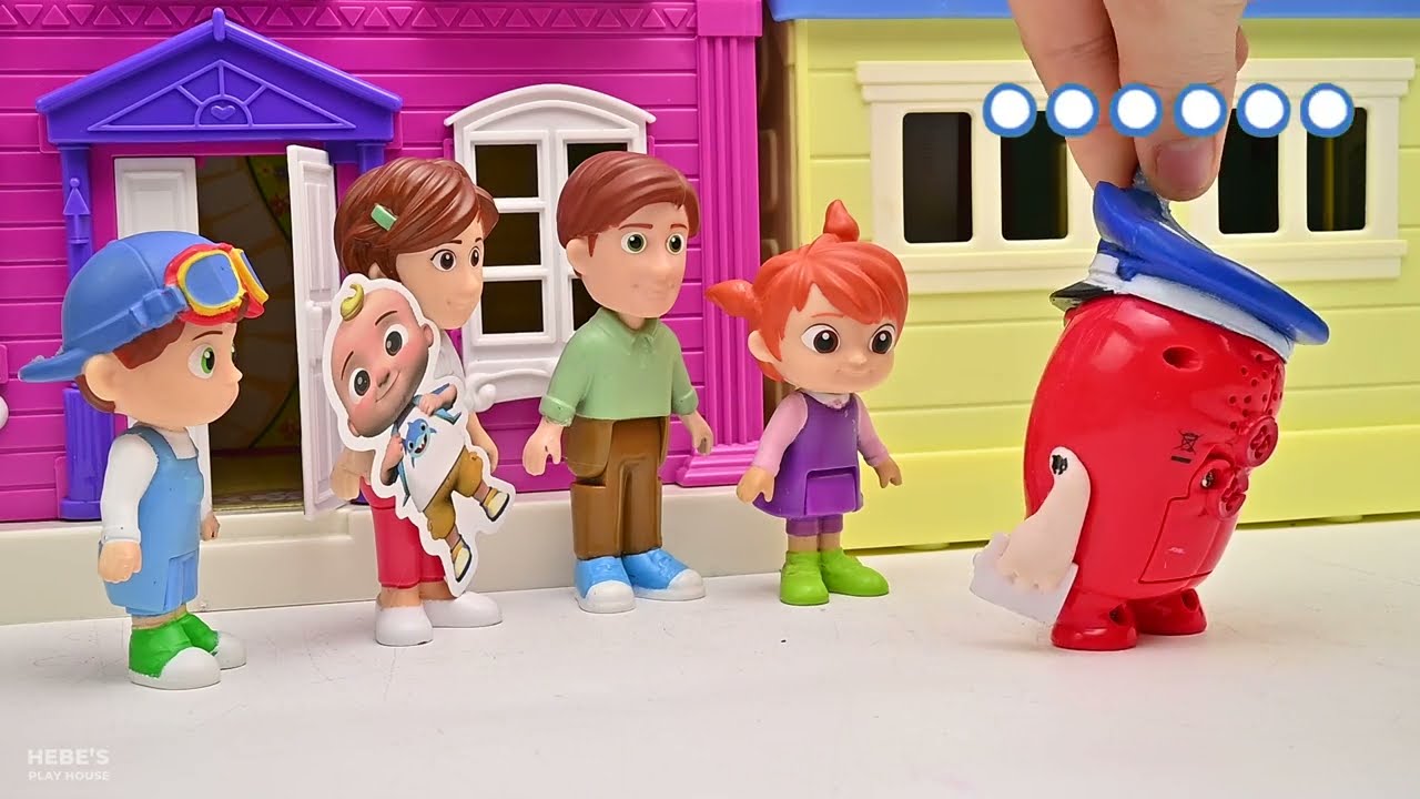 Cocomelon Family: JJ's Driving caused an Accident | Pretend Play with Cocomelon Toys