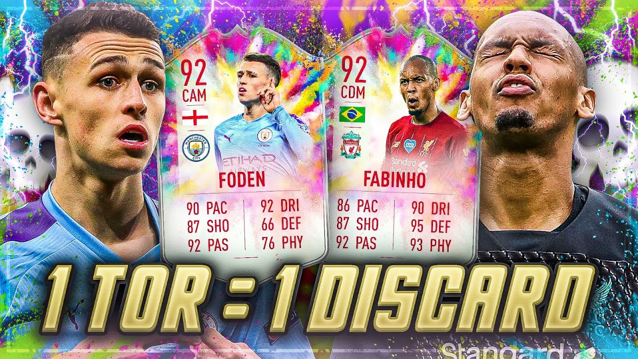 FIFA 20: HARTE DISCARDS! 😱 | FABINHO VS FODEN SUMMER HEAT SHOWDOWN HARDCORE SQUAD BUILDER BATTLE!!
