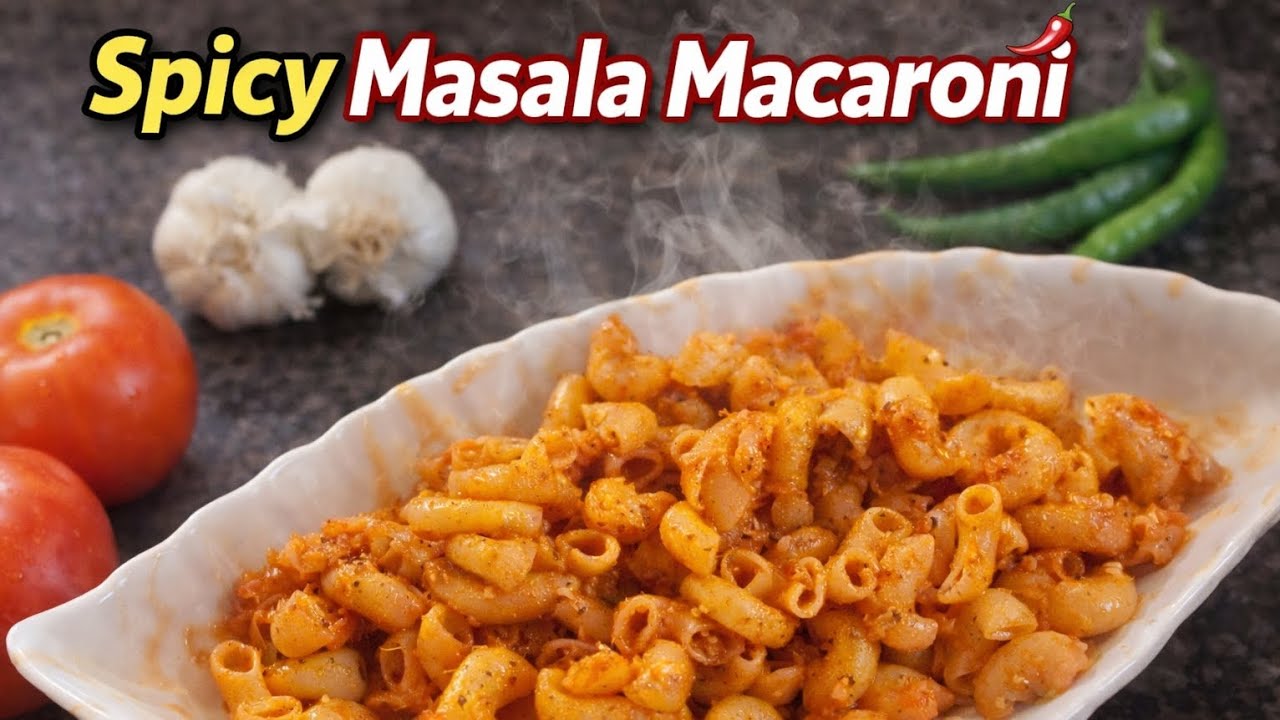 Spicy Masala Macaroni Recipe|Easy 10-Minute Pasta at Home#MasalaMacaroni#Spicy#IndianStylePasta#easy