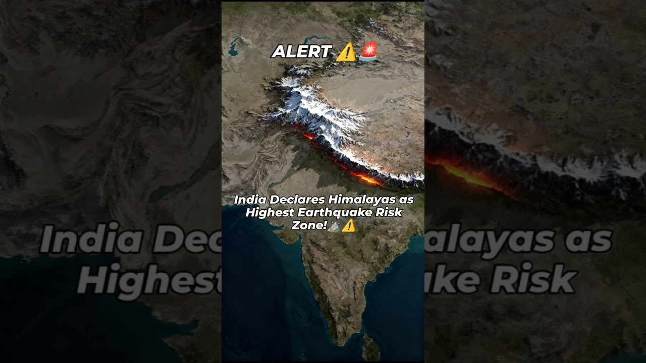 ALERT ⚠️ 2025, Bureau of Indian Standards (BIS) published a new seismic zonation map #alert #india