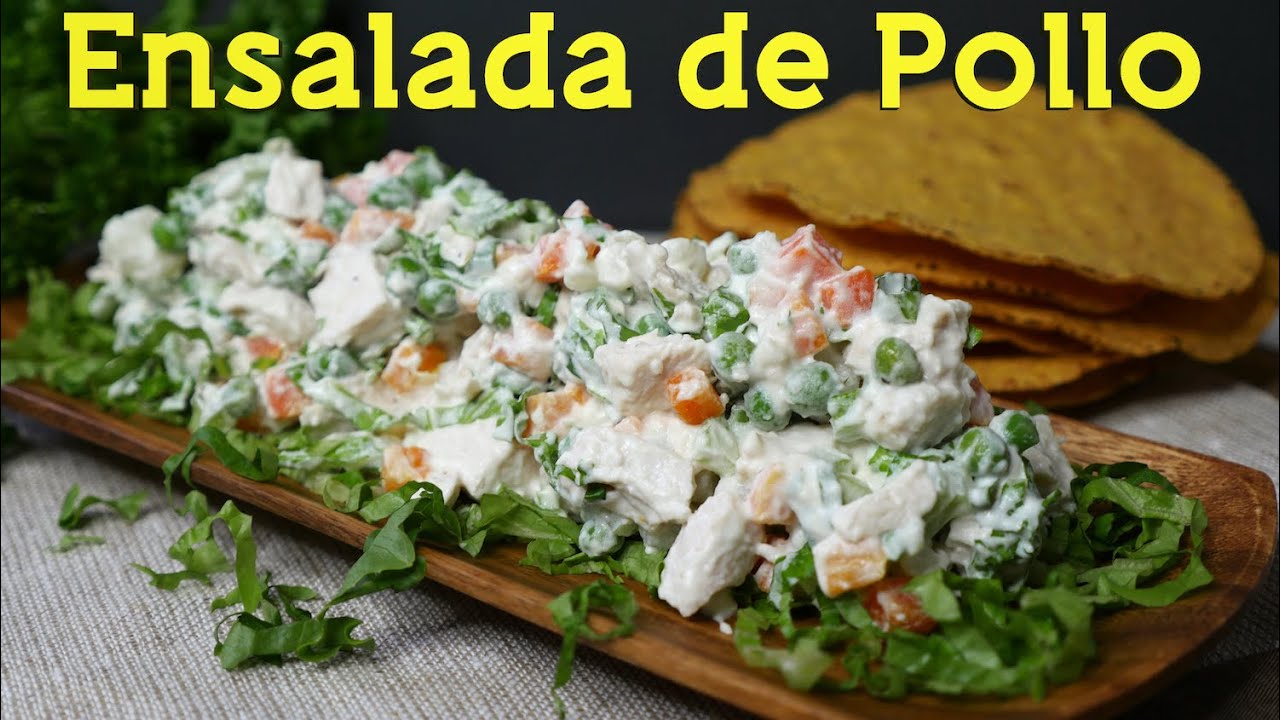 Receta de Ensalada de Pollo - &iexcl;S&uacute;per Sencilla y Deliciosa! - Mi Cocina R&aacute;pida
