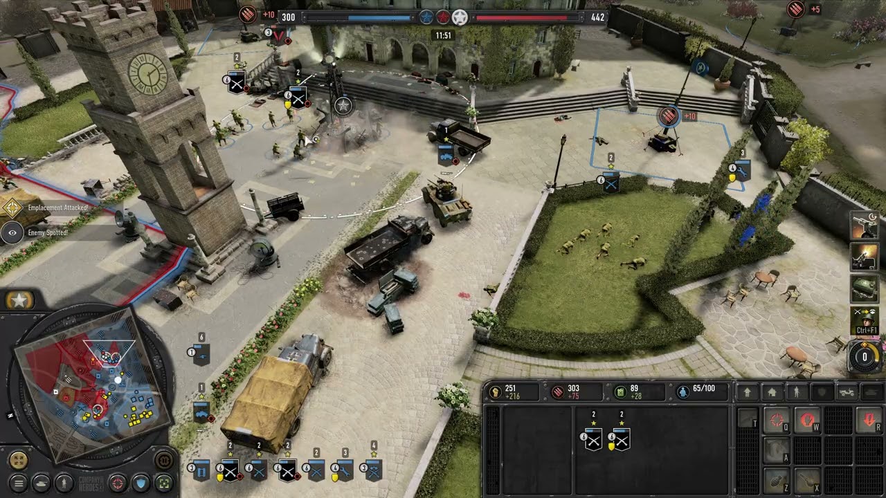 Company of Heroes 3 3v3 Gameplay