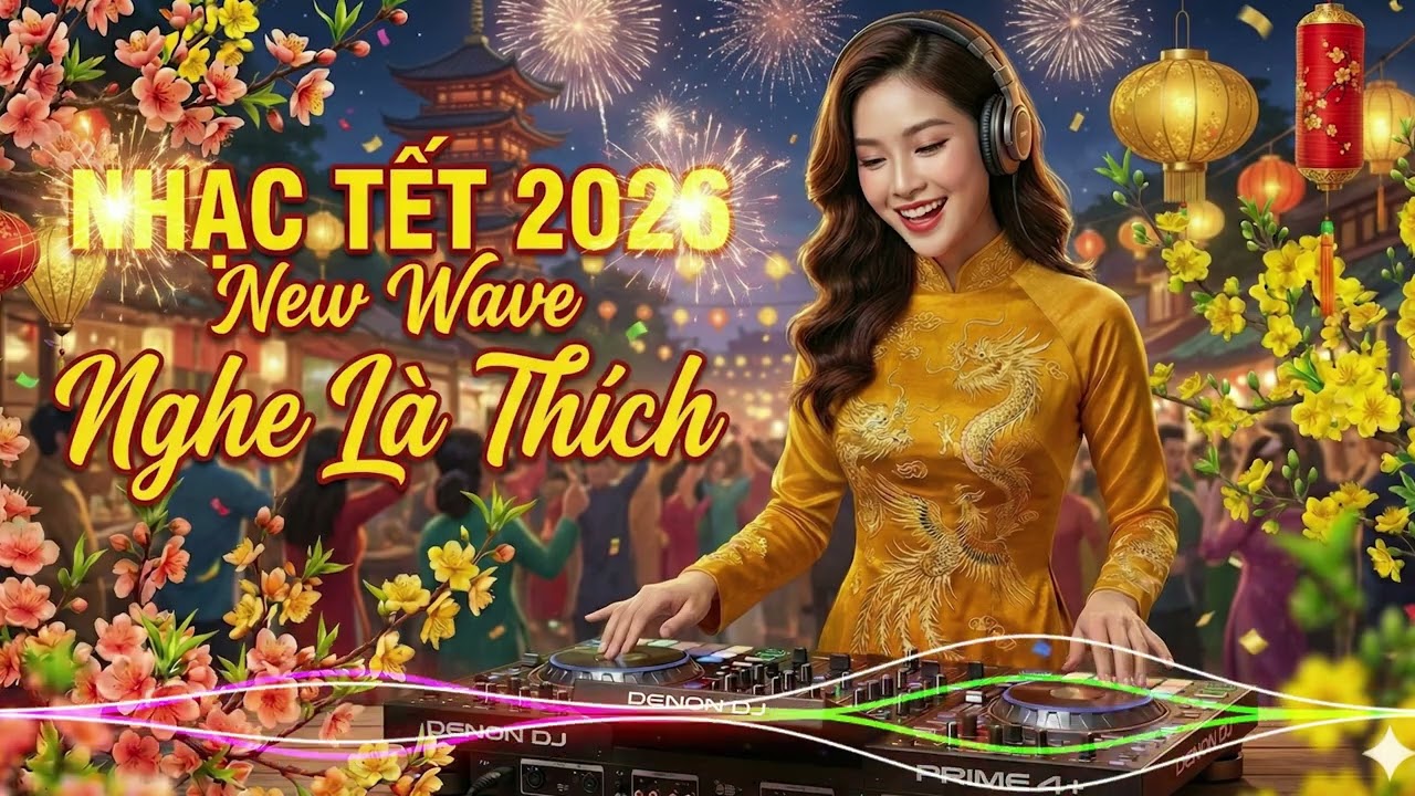 NGHE LÀ THẤY TẾT   Lk Nhạc XUân 2026 Disco Italo REMIX GÂY NGHIỆN SÔI ĐỘNG