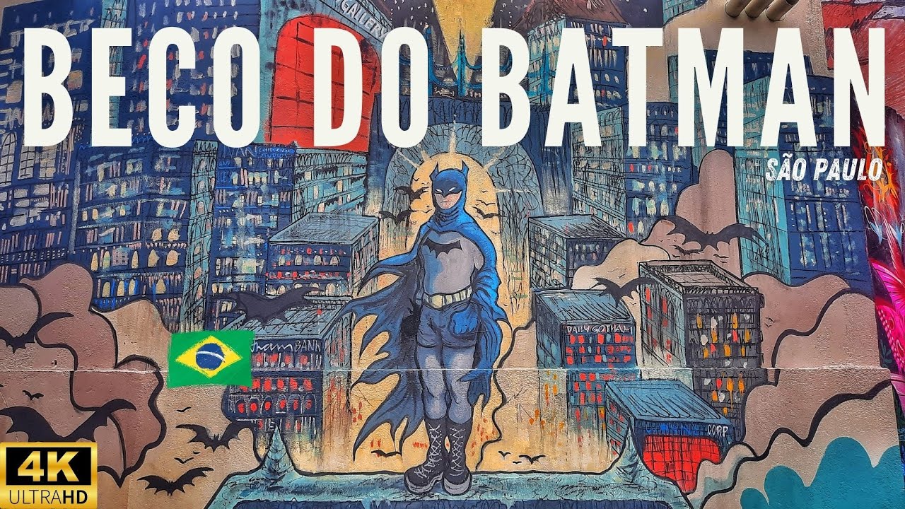 🇧🇷 Let's WALK AROUND BECO do BATMAN, Vila Madalena, S&Atilde;O PAULO! | NO TALKING! | Brazil Travel 2022