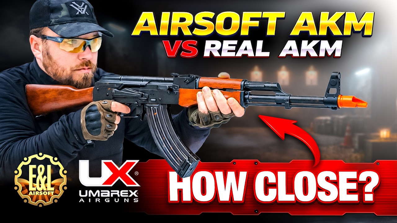 Umarex E&L AKM Essential 2.0 vs Real AKM — Most Realistic AK Airsoft Replica? Review and Comparison