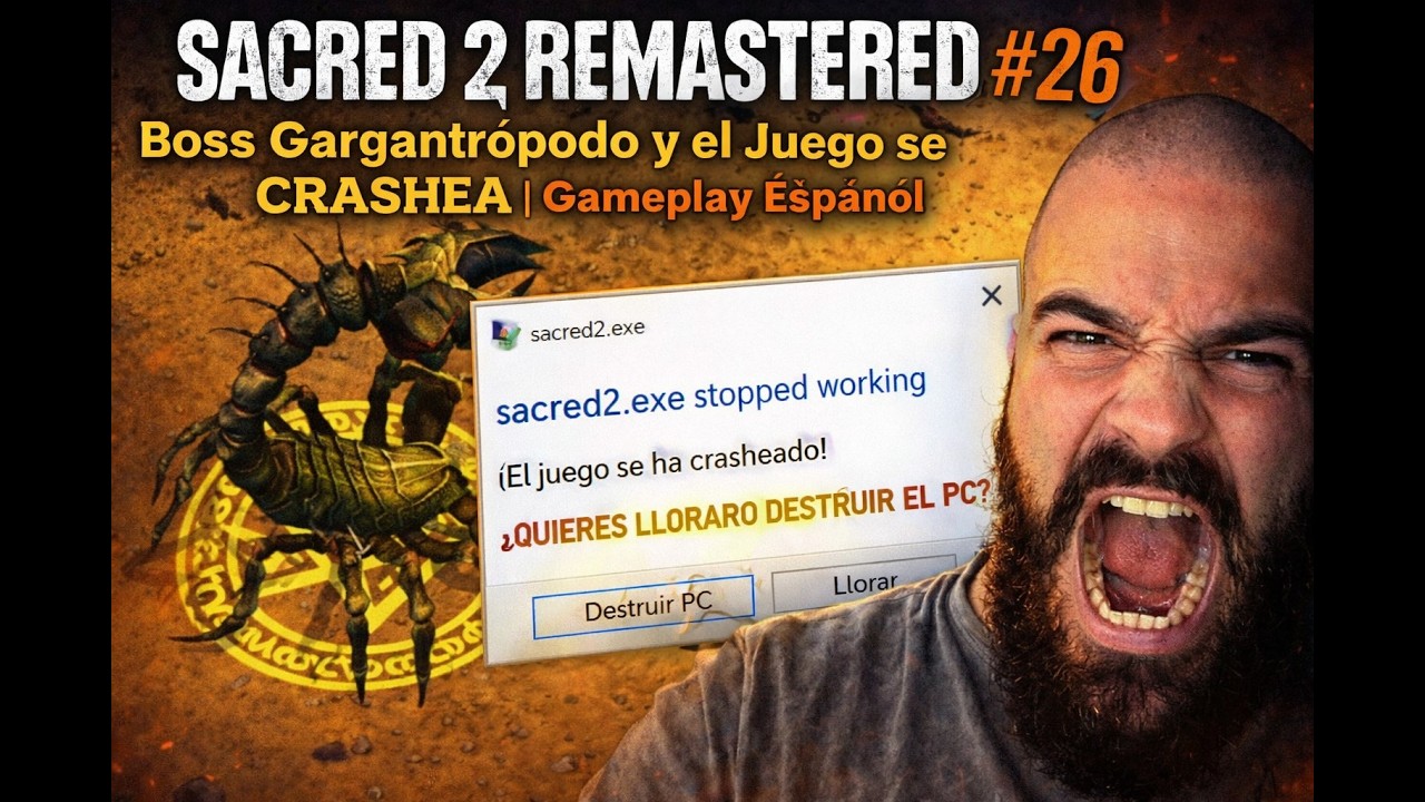 Sacred 2 Remastered #26 🔥 Boss Gargantrópodo y el Juego se CRASHEA | Gameplay Español