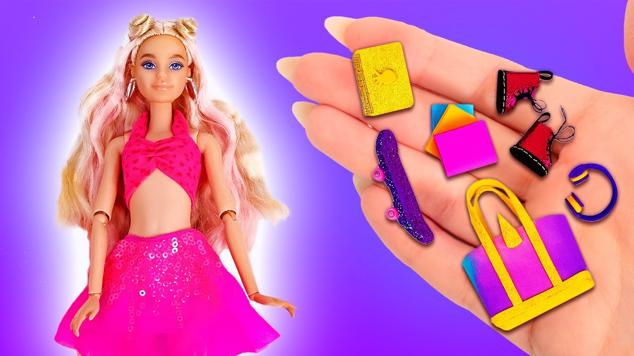🎀Doll-tastic DIY: Glam Barbie Accessories & Outfits | Kids Crafts by Slick Slime Sam's Maker World