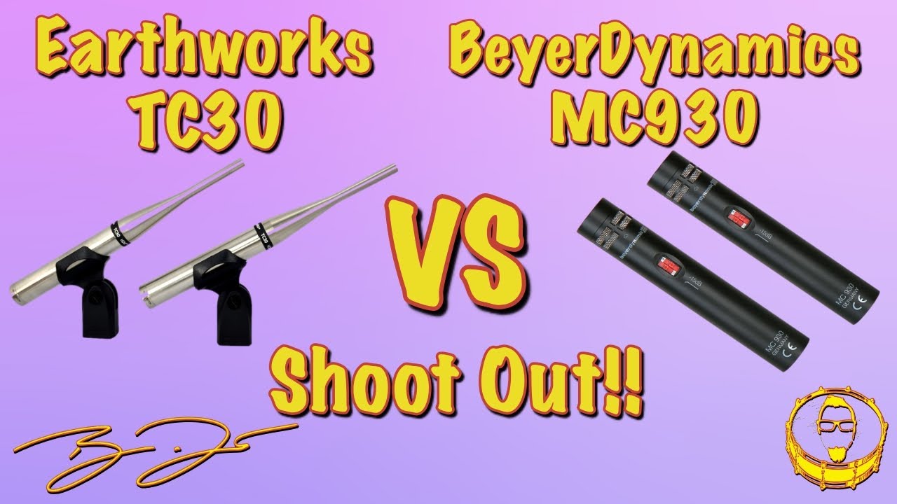 Earthworks TC30 VS Beyer Dynamics MC930: Drum Mic Comparison