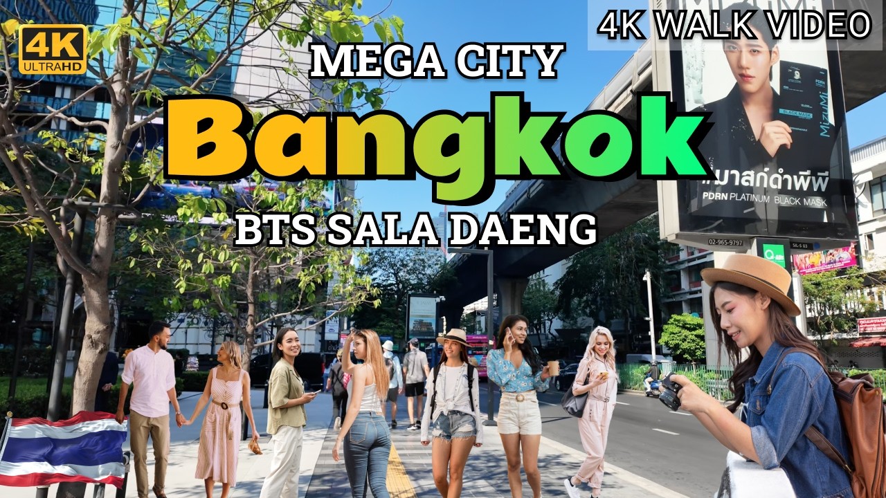 [4K HDR] 2026 Sala Daeng Bangkok Walk | What You'll See