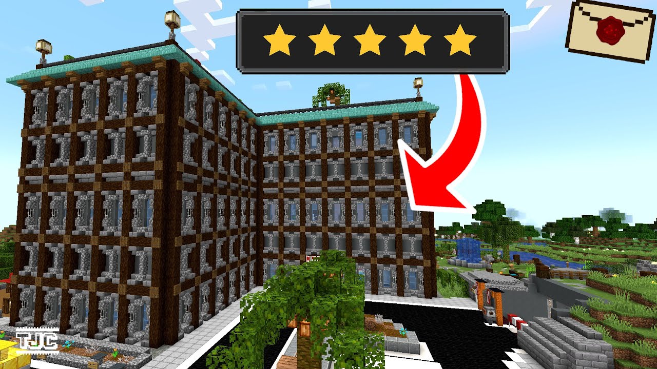 5 STERNE HOTEL in MINECRAFT, aber das Casino ist.... 📪
