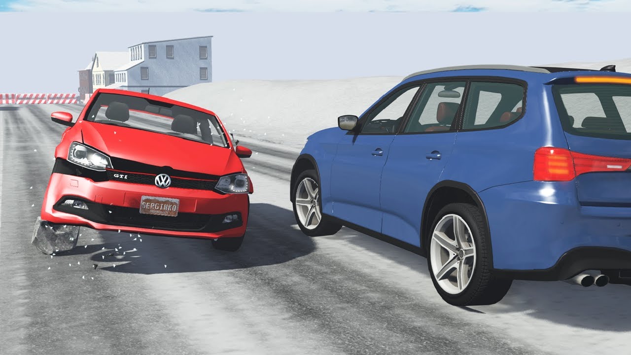 Instant Karma & Car Near Miss 8 - BeamNG Drive