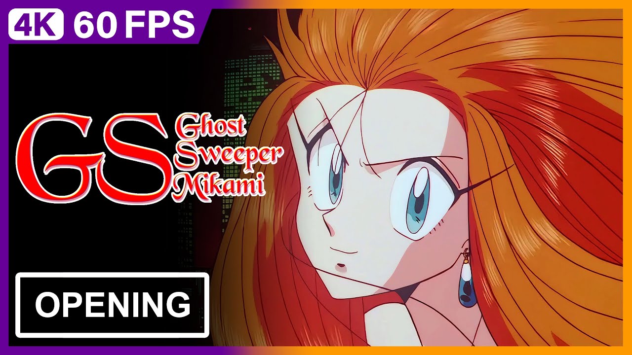Ghost Sweeper Mikami Opening | Creditless | 4K 60FPS Remastered