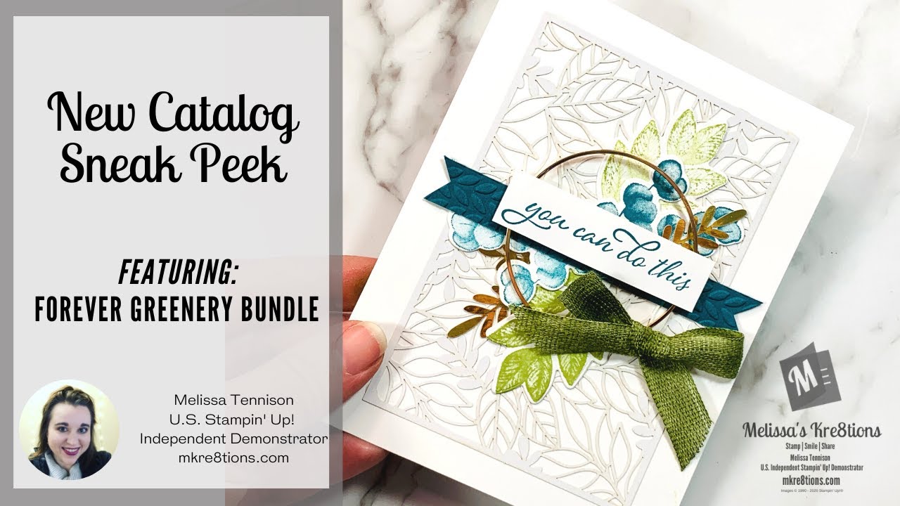 Forever Greenery Sneak Peek & PREORDER UNBOXING with MKre8tions | Stampin' Up!®️