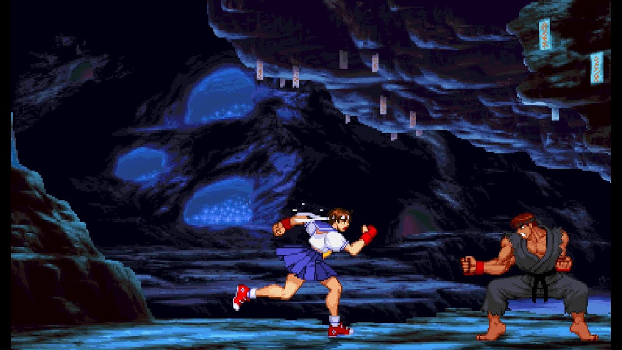 Street Fighter Zero 3 (PotS Style) - Sakura Vs. Evil Ryu
