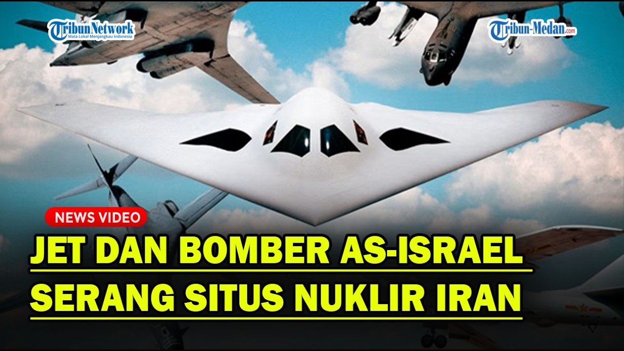 JET DAN BOMBER AS-Israel Serang Situs Nuklir Utama Iran❗