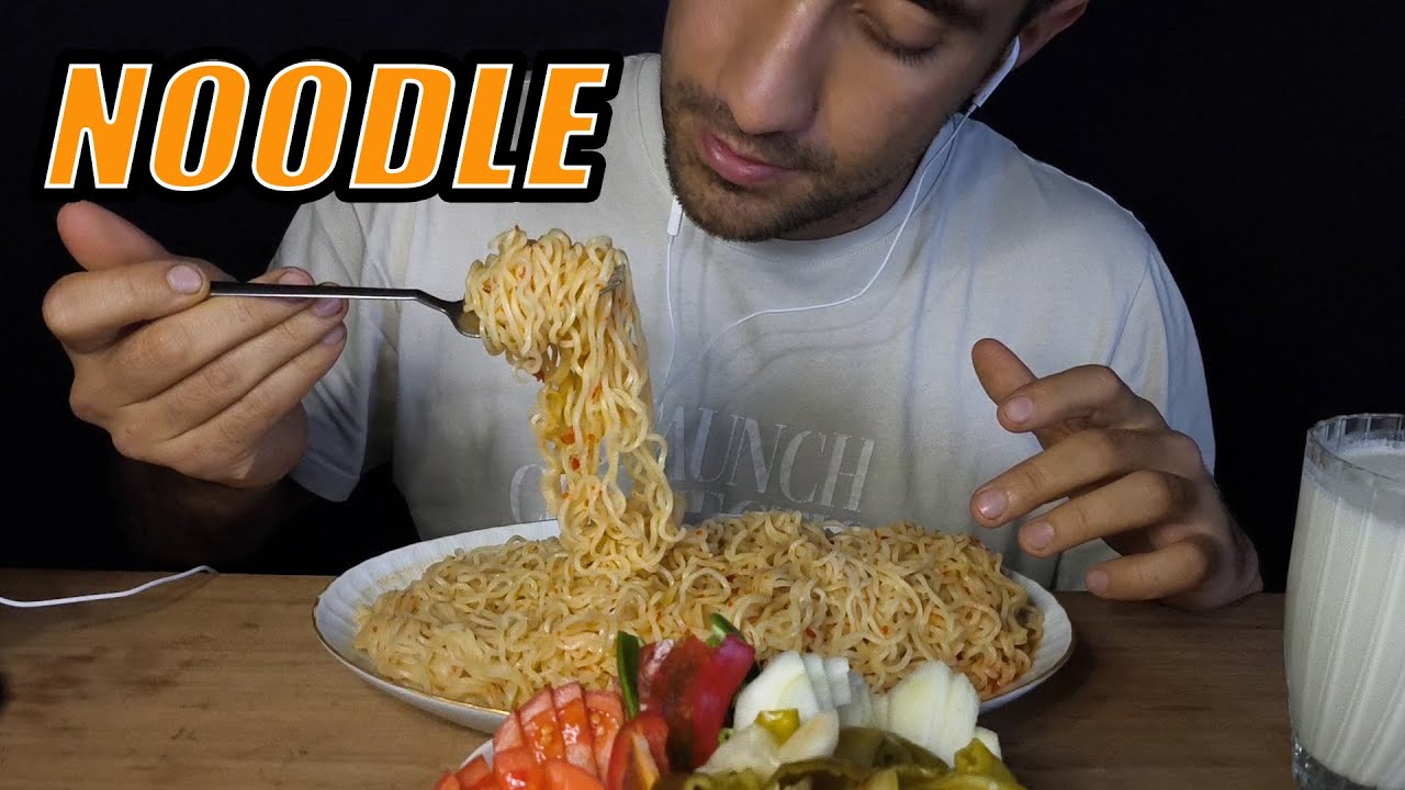NOODLE ASMR || TÜRKÇE ASMR YEMEK || ASMR MUKBANG #asmr #food 