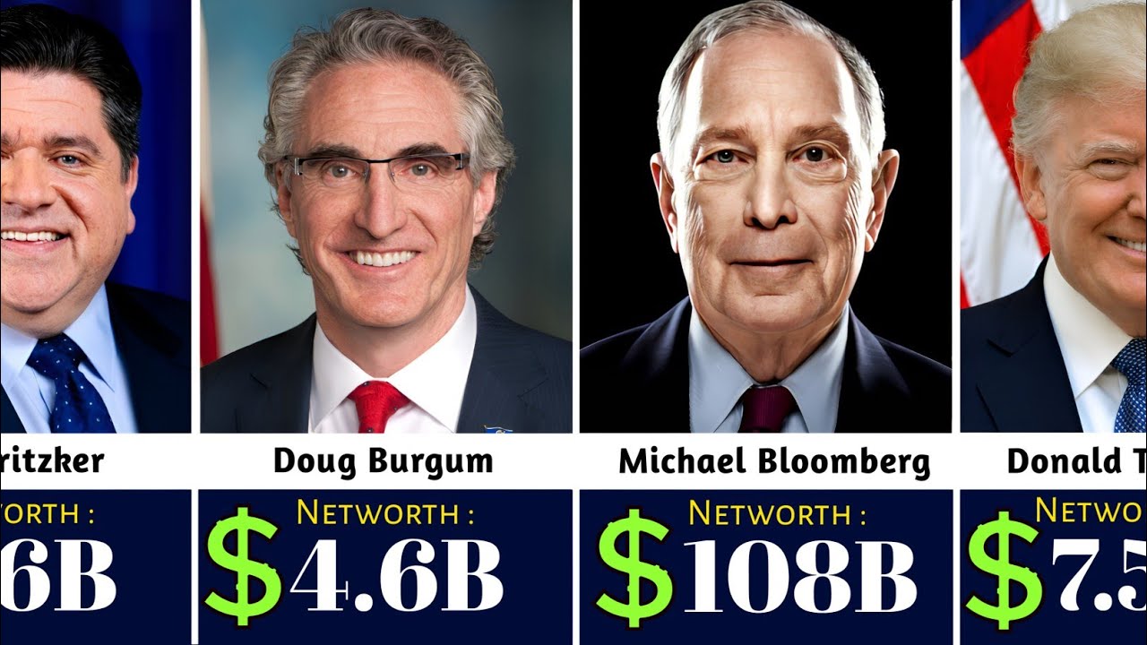 Richest American Politicians & Their Networth 🤑