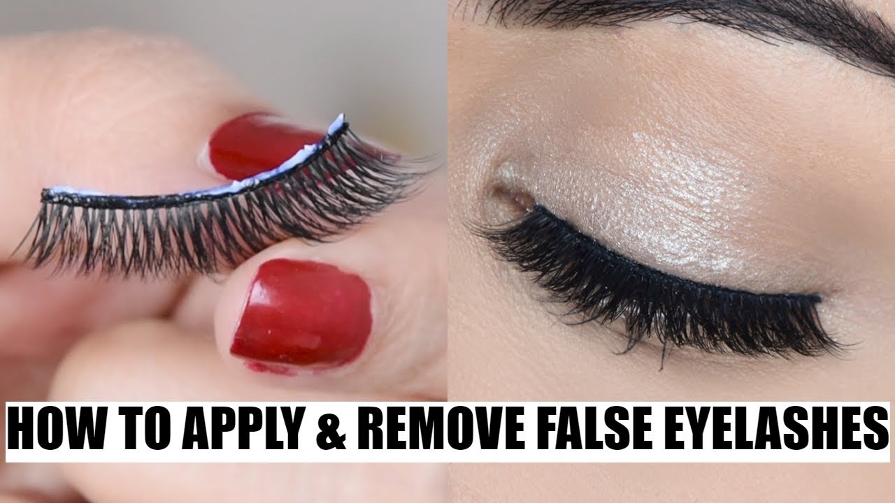 नकली पलकें लगाने और छुटाने का सबसे आसान तरीका How To Apply & Remove False Eyelashes Hindi