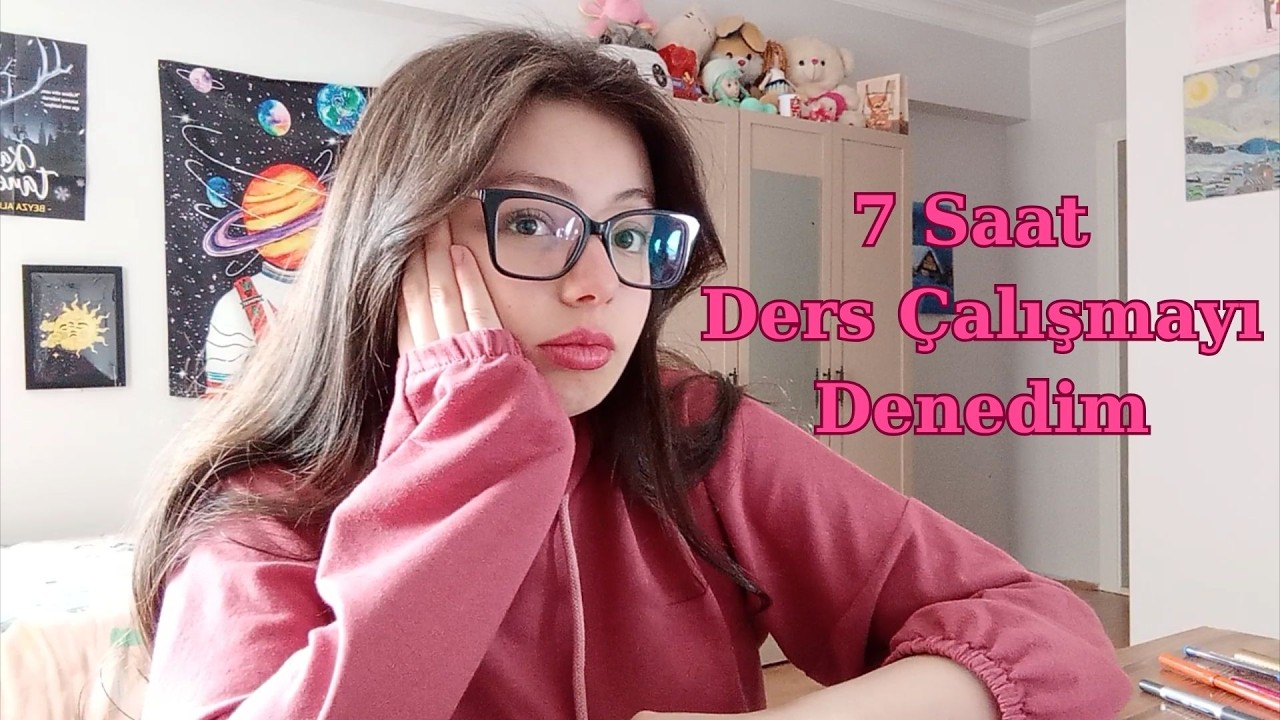 5 GÜN BOYUNCA 7 SAAT DERS ÇALIŞMAYI DENEDİM | ders çalışma günlüğüm #9 #yks2026