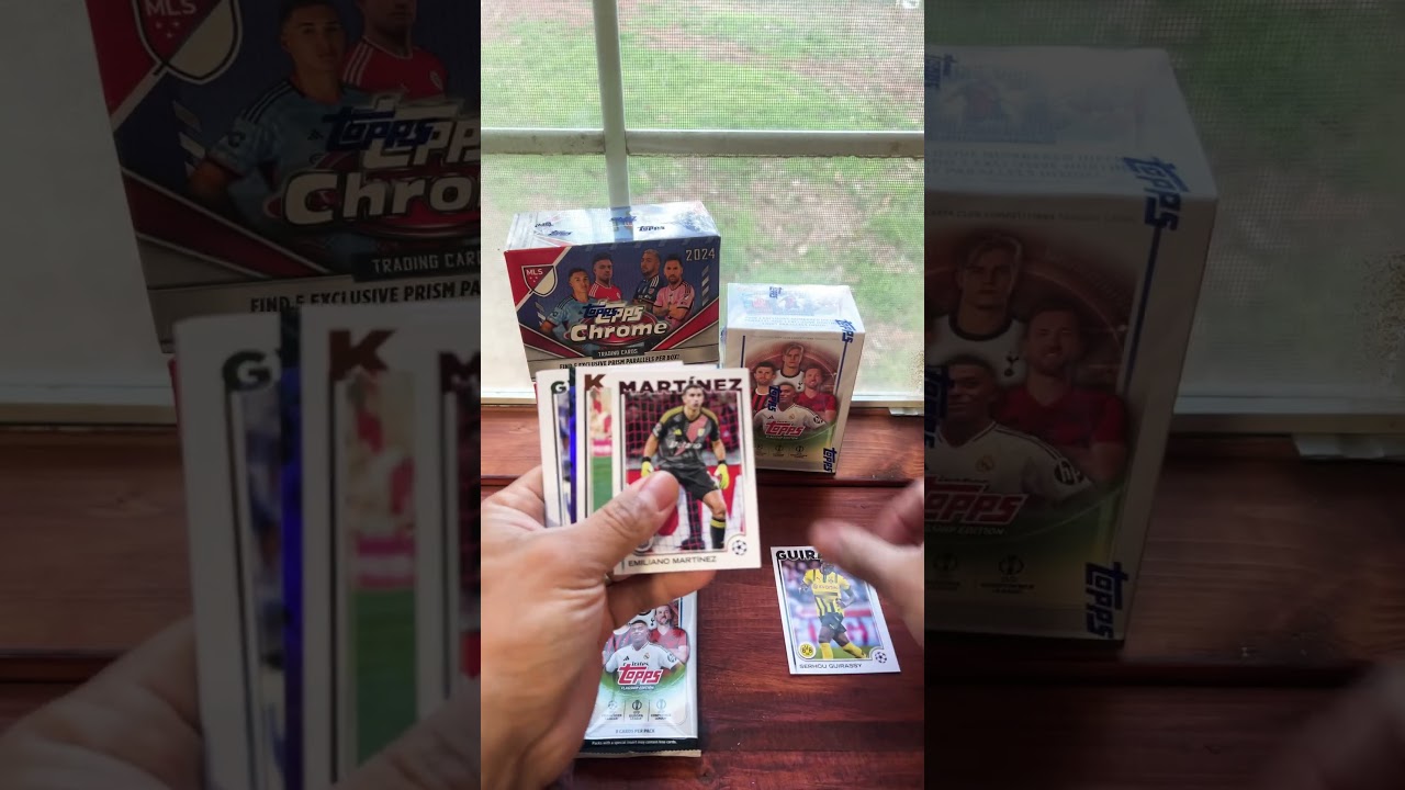 New video!! #toppssoccer #sportscards