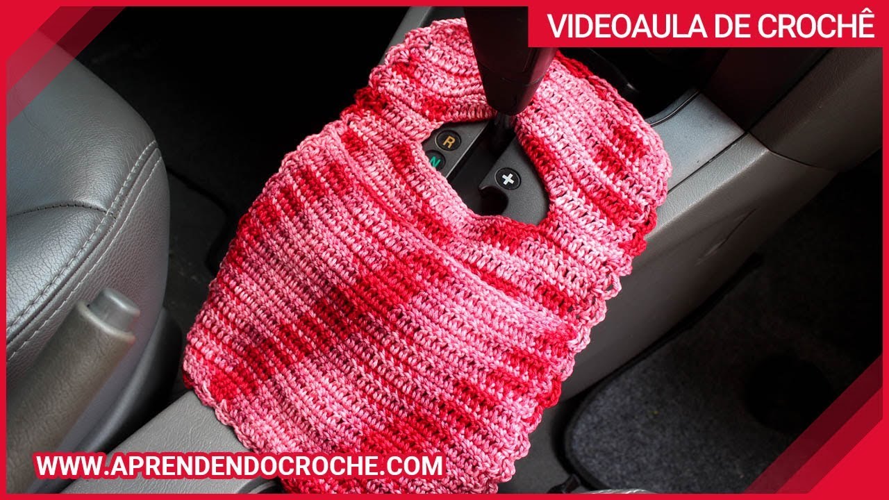 Porta Lixo para Carro em Crochê