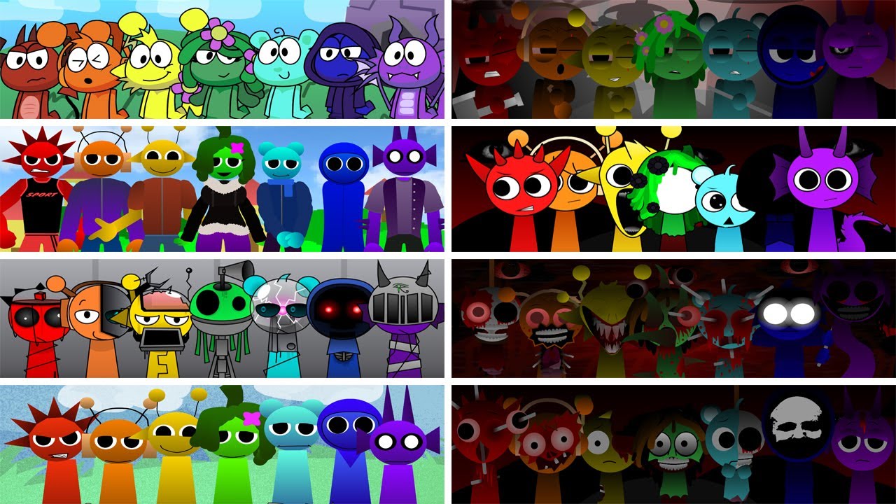 Incredibox - Sprunki but RAINBOW in ALL Different Mods | Part 9