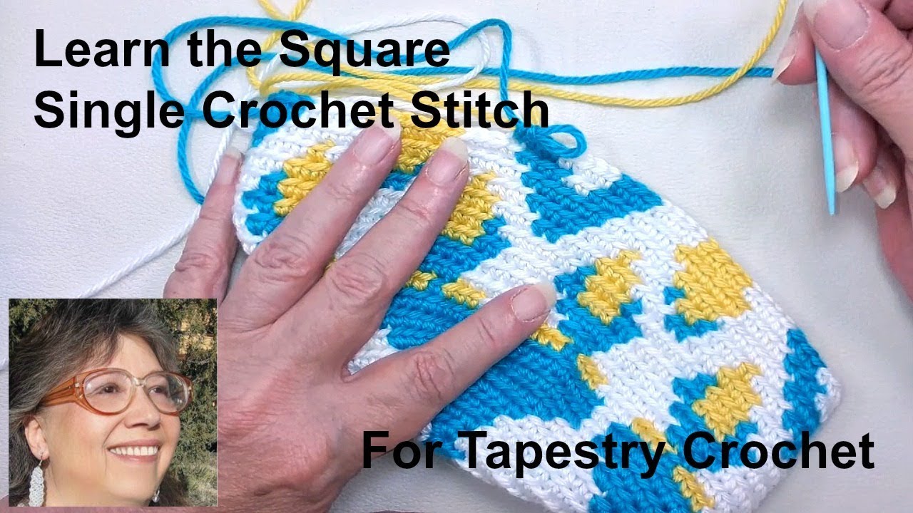 Square Single Crochet to use with Tapestry Crochet