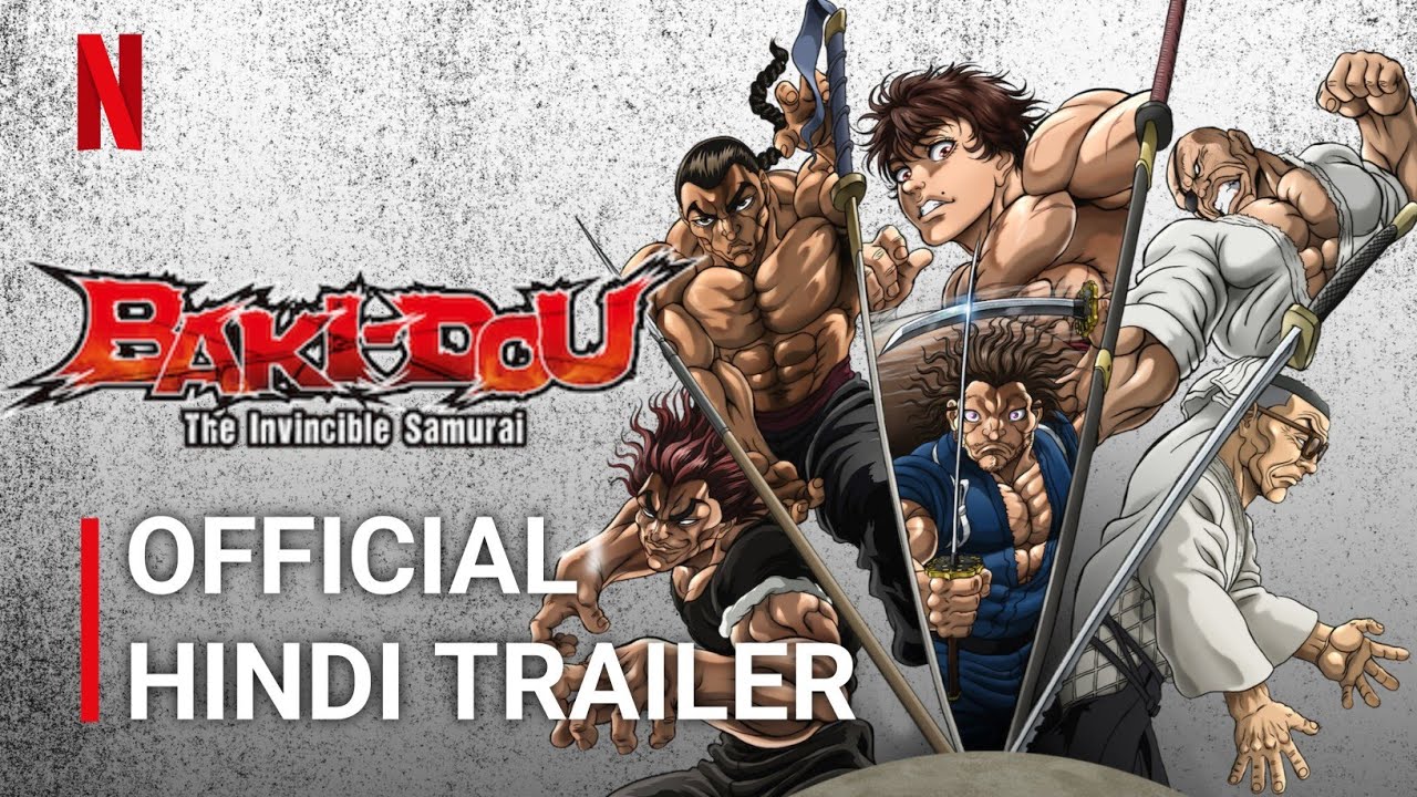 BAKI-DOU: The Invincible Samurai | Official #Hindi Trailer | Netflix Series - @FlickMaticHoTs