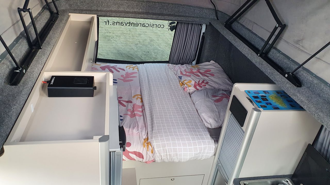 Visite du Stylevan Equinox II  disponible en location chez Corsica Rent Vans