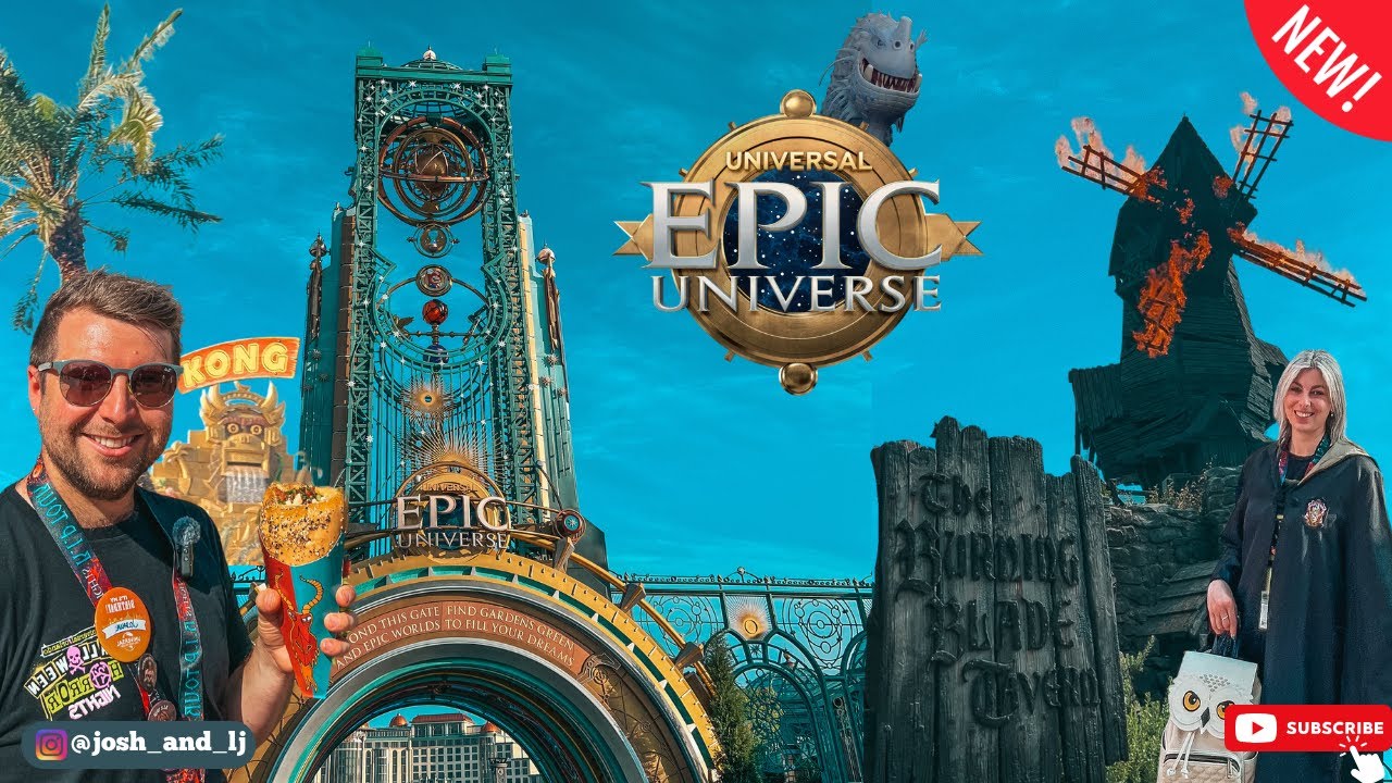EPIC Universe | First Visit | Universal Orlando | Opening 2025 | How to Train your Dragon | Monsters