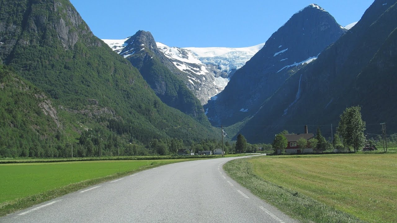 Norway: the road from Olden to Jostedal Glacier