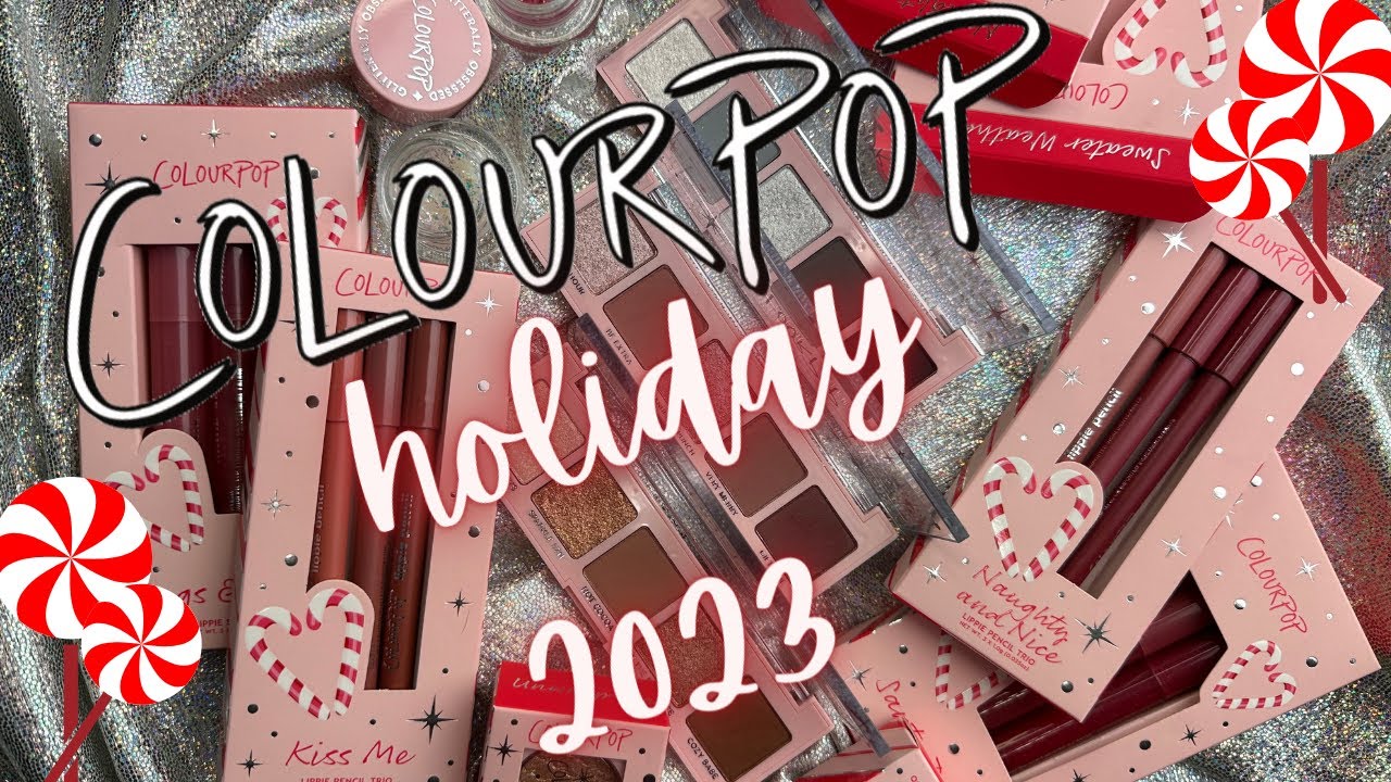 ColourPop HOLIDAY 2023 Sets, Closeups, Lots of Comparison Swatches + a Holiday GIVEAWAY!