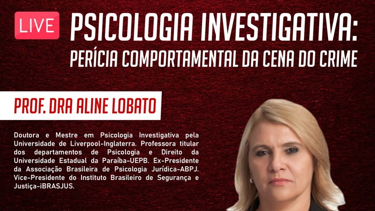 PSICOLOGIA INVESTIGATIVA: PERÍCIA COMPORTAMENTAL DA CENA DO CRIME