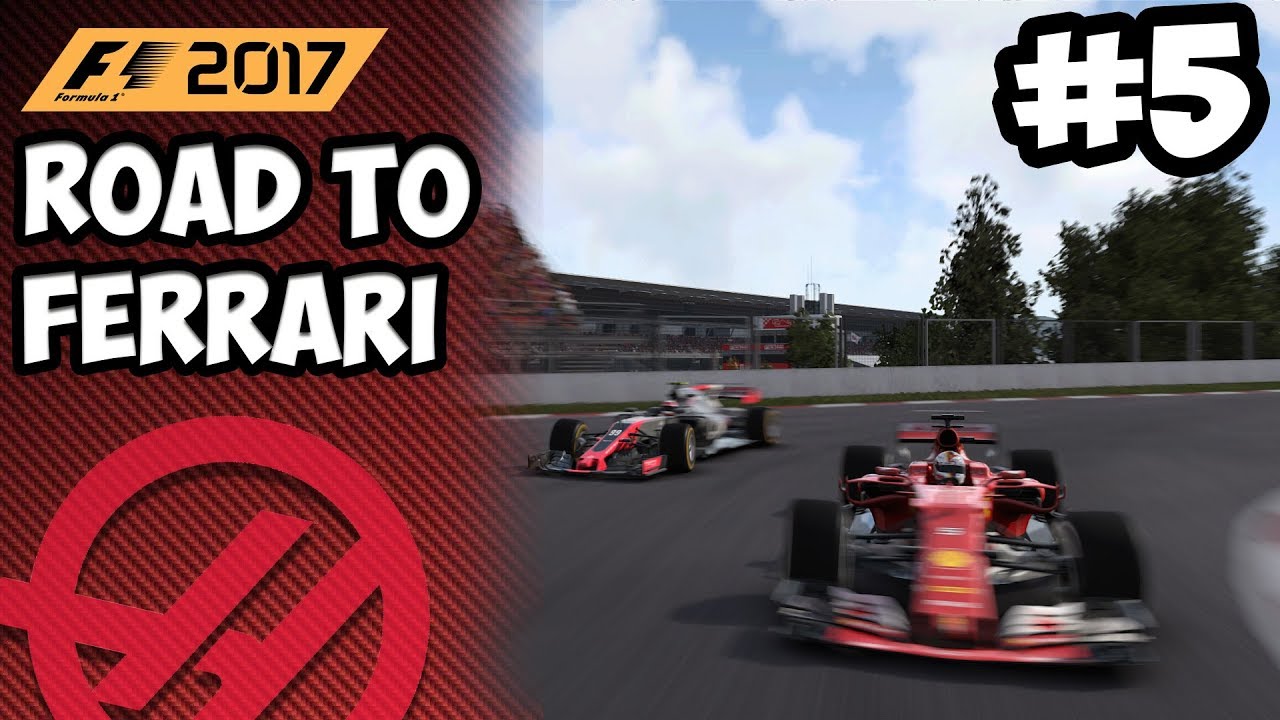 F1 2017 CAREER: ROAD TO FERRARI #5 - BATTLING WITH VETTEL IN SPAIN!