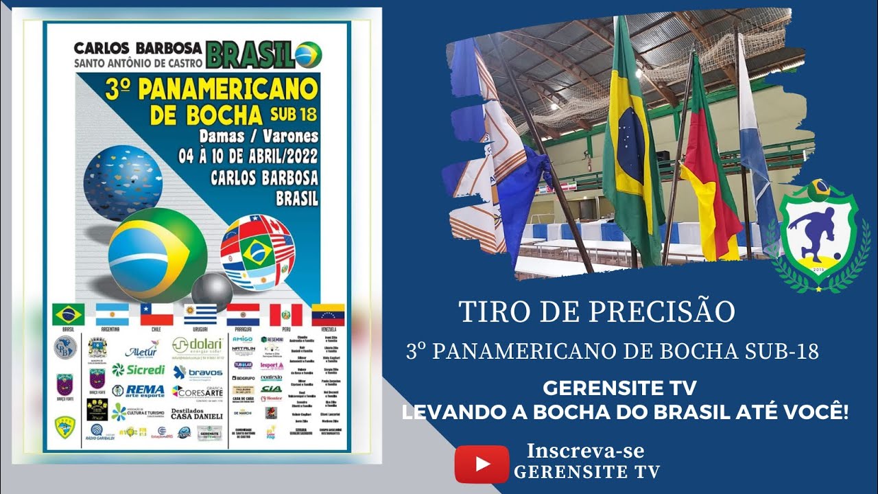 TIRO DE PRECISÃO - 3º PANAMERICANO DE BOCHA SUB-18