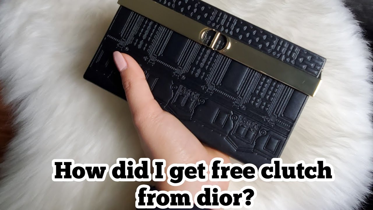 Instant free Dior clutch | Écrin couture pallete
