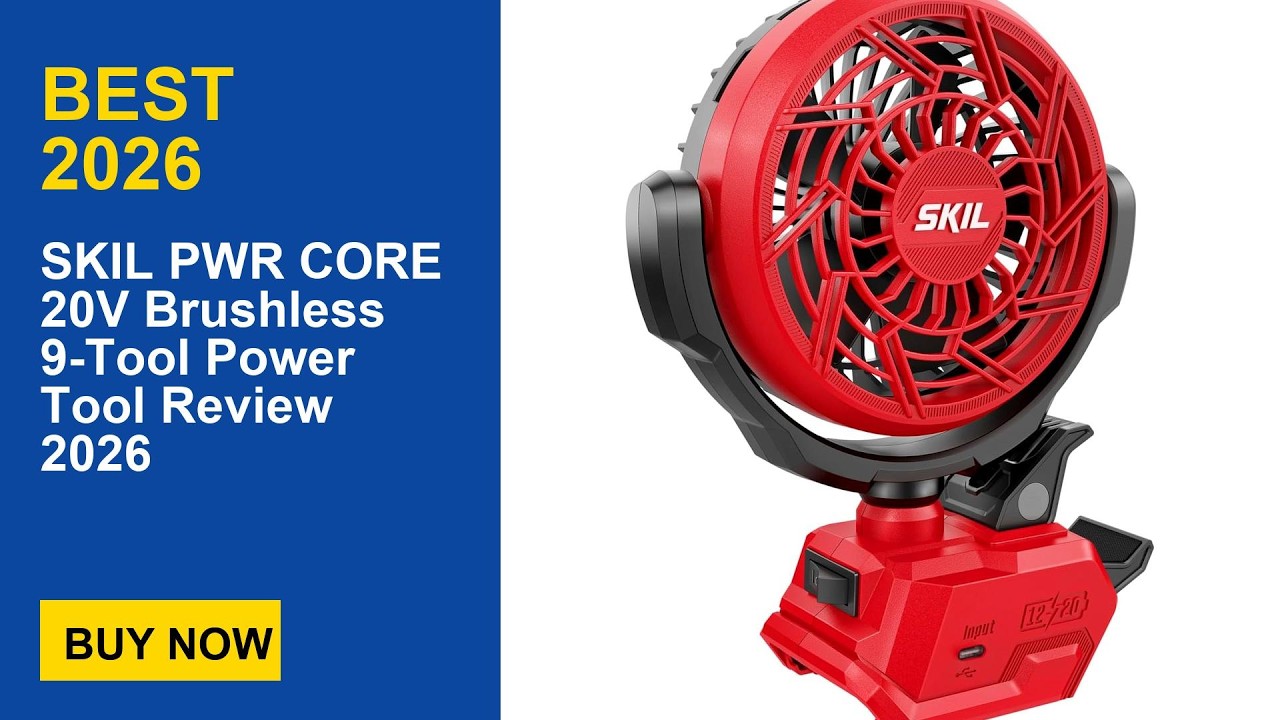 SKIL PWR CORE 20V Brushless 9-Tool Power Tool Review 2026