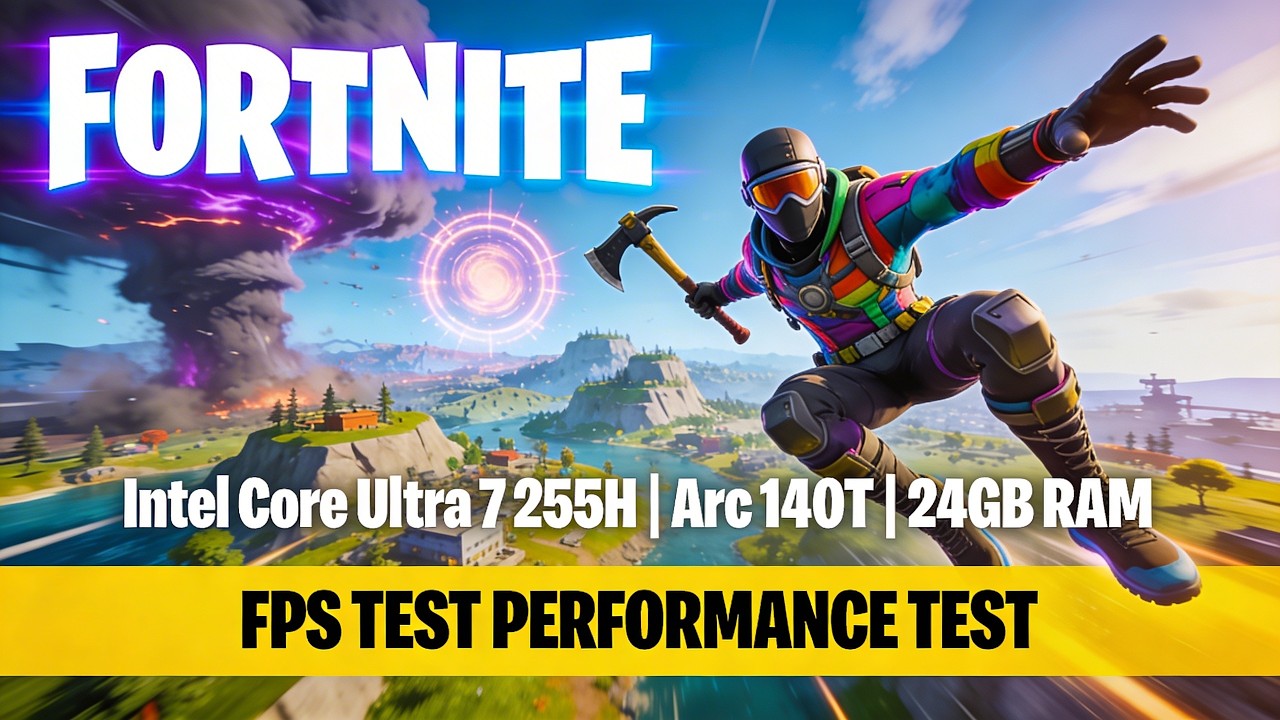 Fortnite Intel Arc 140T | 25 In-Depth Tests | Core Ultra 7 255H Benchmarks