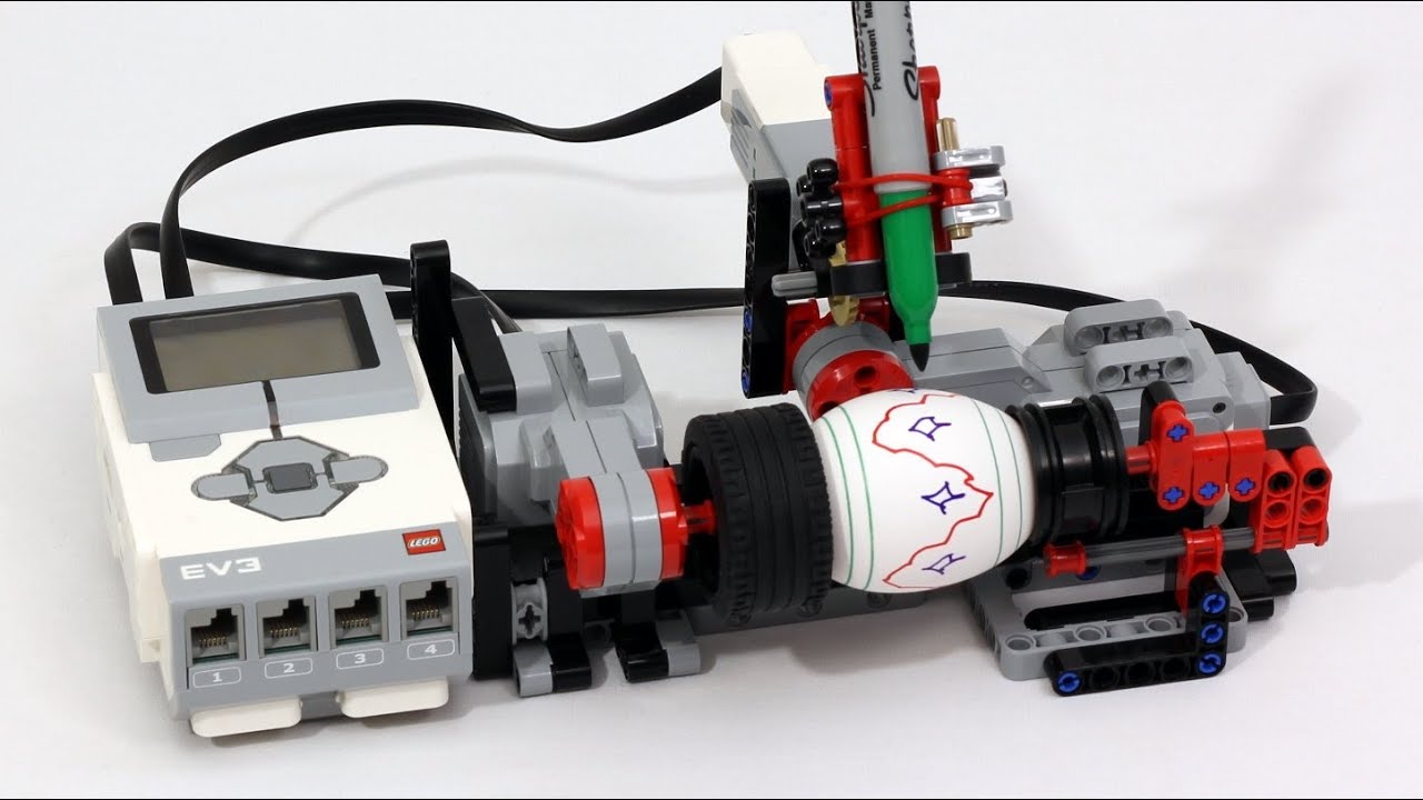 LEGO Egg Decorating Machine