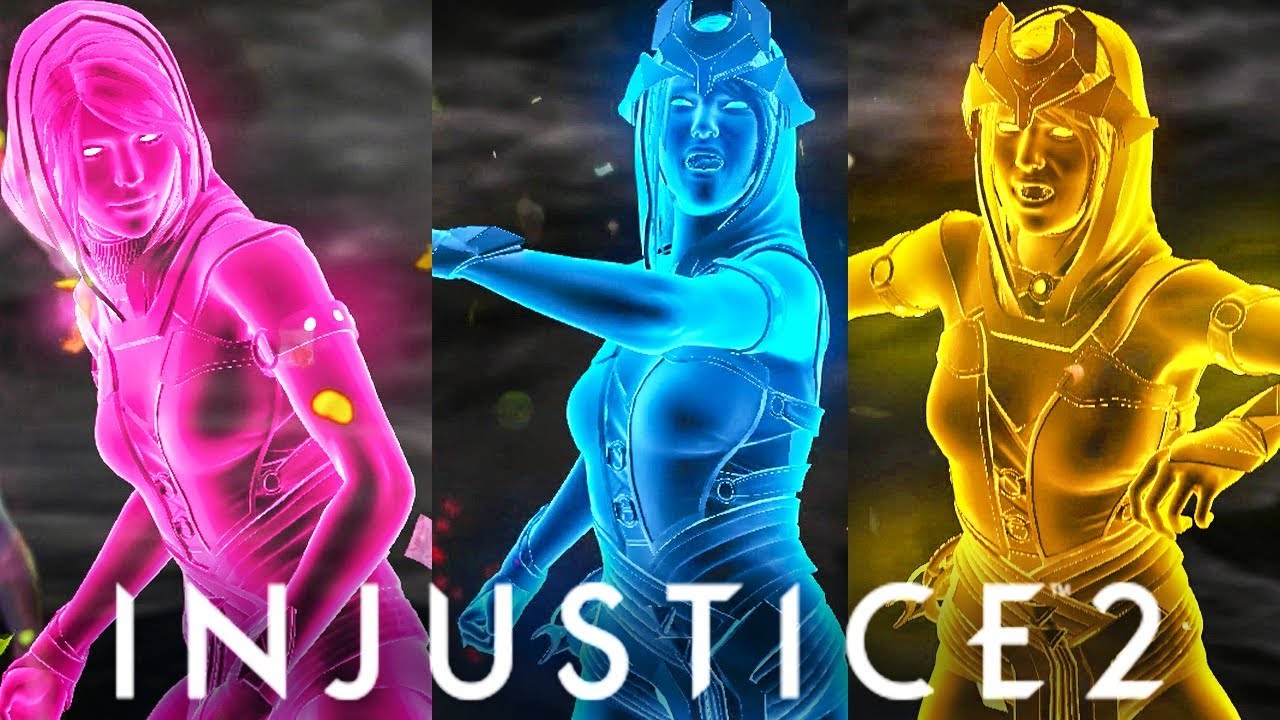 INJUSTICE 2 - ALL Enchantress Super Move COLORS (Clone Shaders)