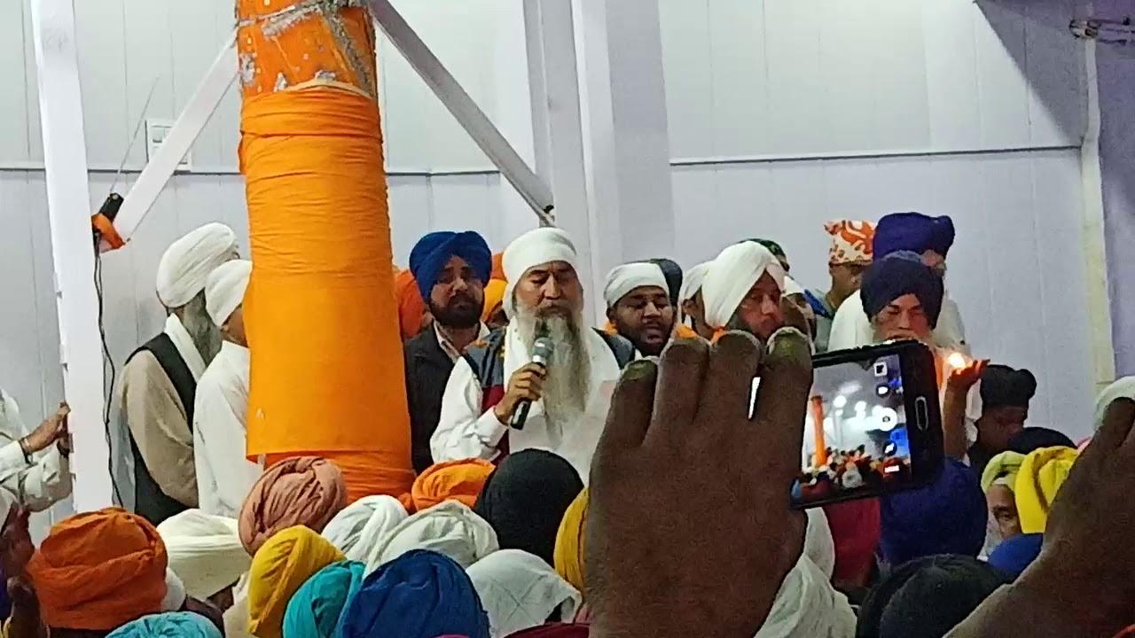 Baba Swarnjit Singh gi Tap Asthan Gurudwara manji sahib Baba Vadhbhag Singh Gi holi 2019 Aarti