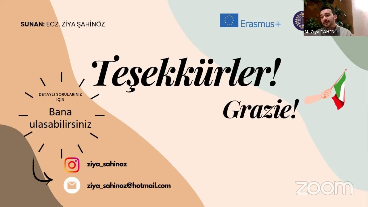 Genç İVEK TV Talks #6:Mezuniyet Sonrası Erasmus Stajı-Sn. Ecz. Ziya ŞAHİNÖZ