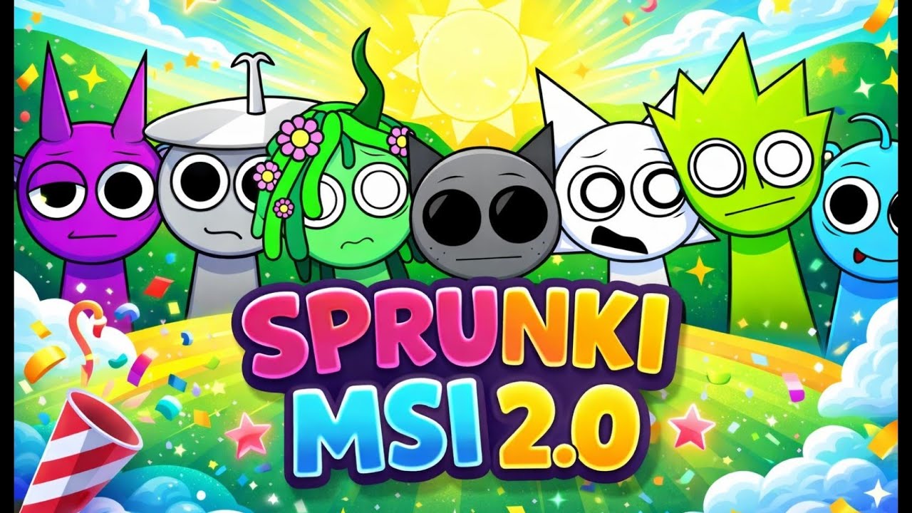 SPRUNKI LIVE.  MSI 2.0  live  Music. #sprunki #livestreaming