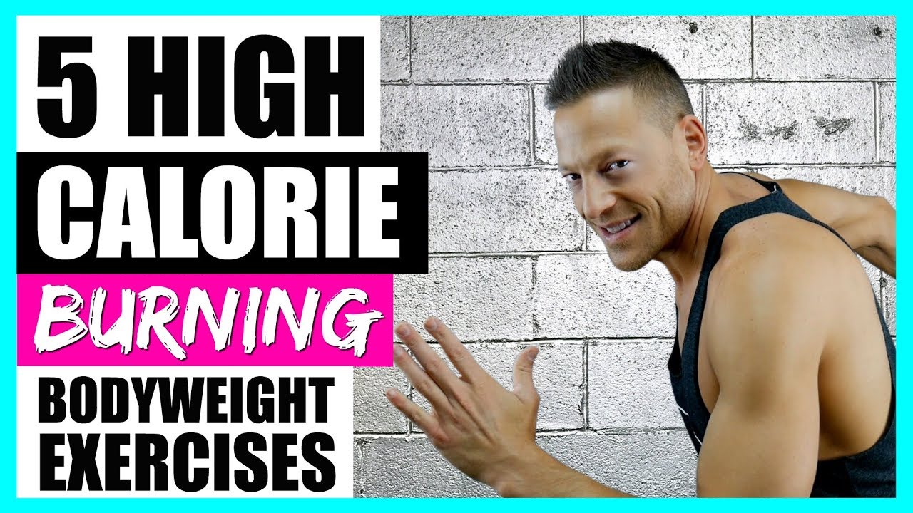 5 HIGH CALORIE BURNING EXERCISES (Bodyweight Only) 🔥🔥🔥 LIVE!