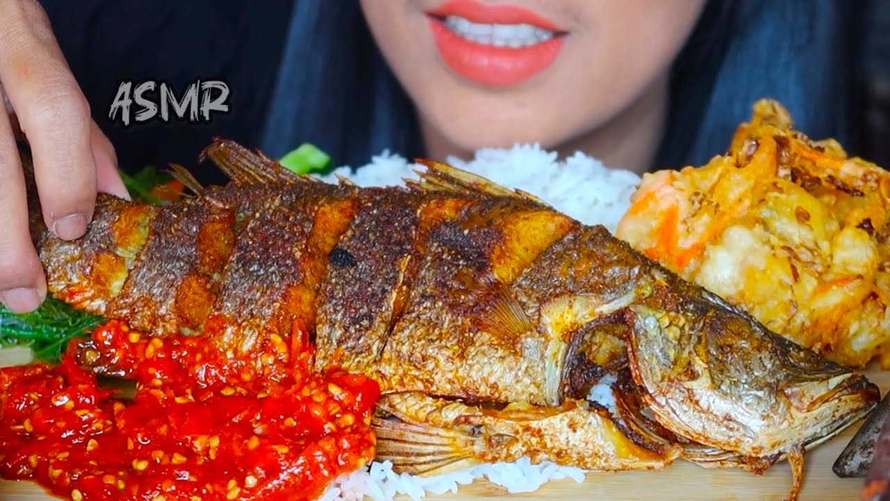 ASMR IKAN GORENG ||INDONESIA FOOD EATING ||MUKBANG INDONESIA #ASMR #asmrsounds #asmrvideo