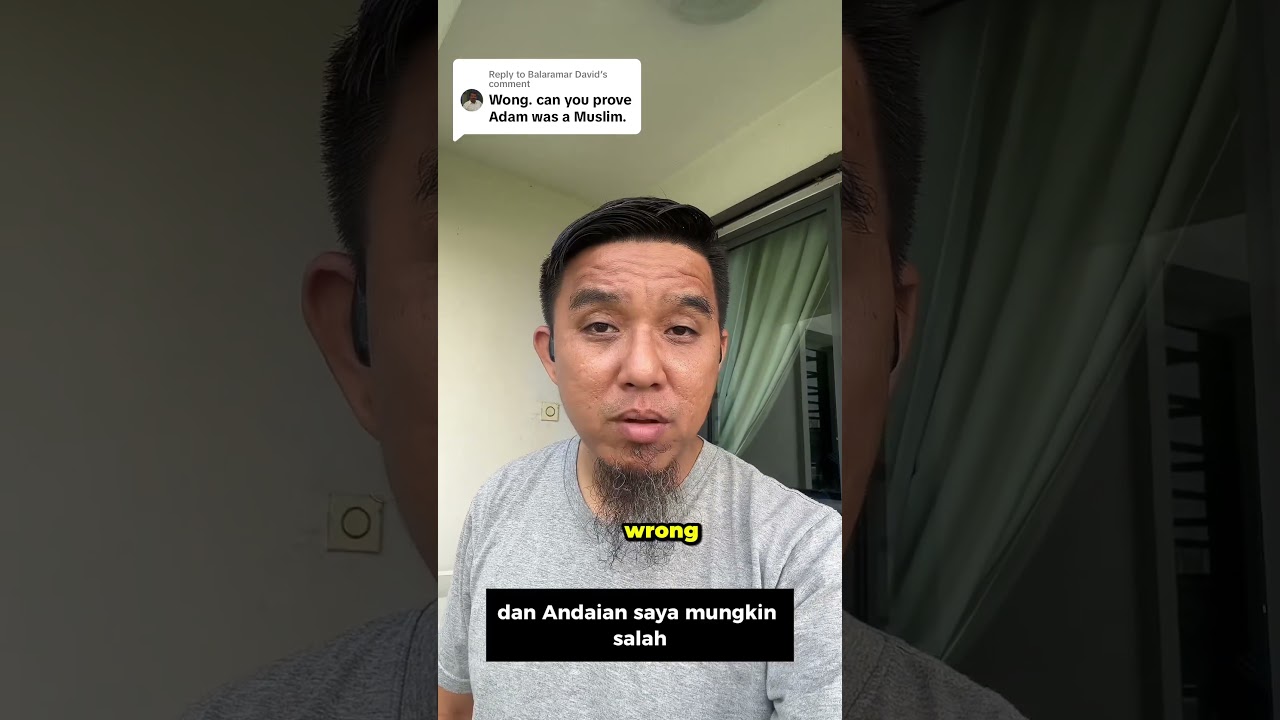 &bdquo;Czy możesz udowodnić, że Adam był muzułmaninem?&rdquo; #brofirdauswong #chinesemuslim #chrześcijaństwo...