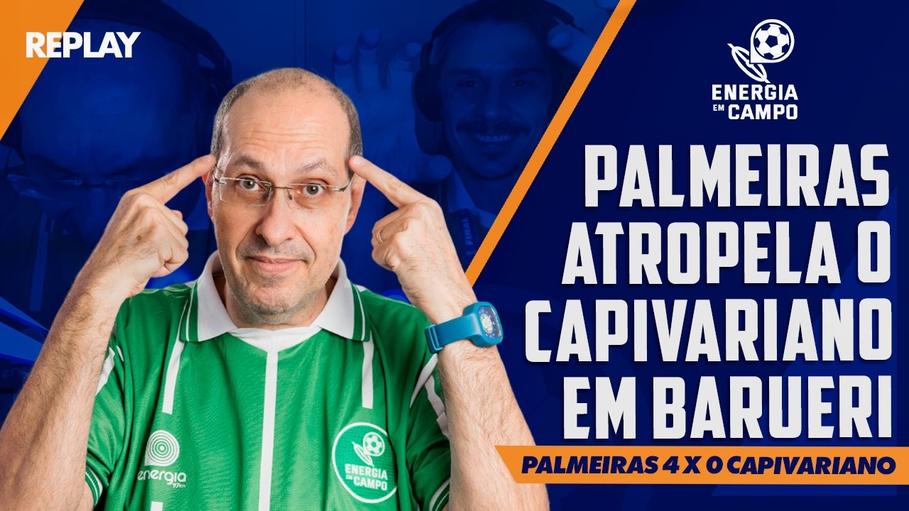 PALMEIRAS GOLEIA O CAPIVARIANO E ESTÁ NA SEMI DO PAULISTÃO!