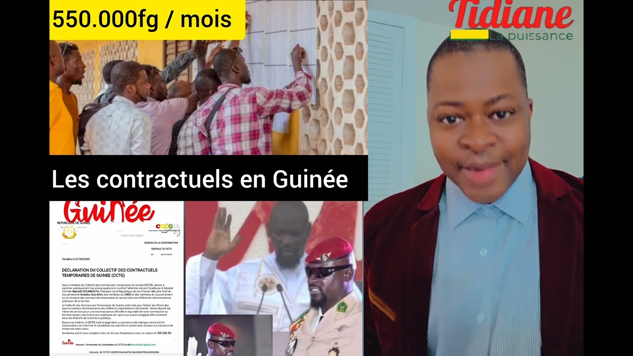  🚨 Les contractuels Guinéens, on est à quel niveau sur vos dossiers ?   Ceux qui sont devant....
